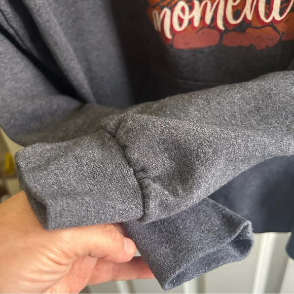 EUC Girl Scout hoodie “S’more than just a moment” graphic -navy hoodie size  M - Picture 9 of 10